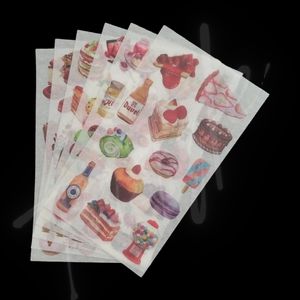 ⭐️3/$20⭐️ Pastries & Desserts Themed Washi Sticker Sheets
